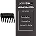 Jon Renau, Set of 2 Wide Tooth Combs by Jon Renau for Synthetic, Heat Friendly HD Fiber and Human Hair