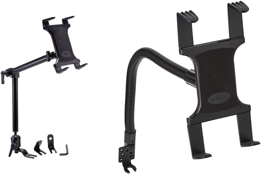 Arkon Heavy Duty Car or Truck Seat Rail Tablet Mount with 22 inch Arm & Car or Truck Seat Rail or Floor Tablet Mount with 22 inch Arm for iPad Pro iPad Air 2 iPad Retail Black