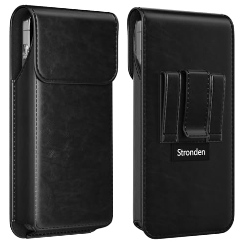 Magnetic Closure Holster for Samsung Galaxy A17, A16, A15, A14, A37, A36, A35, A32, A73 5G, A72, A71, A57, A56, A55, A54, XCover6 Pro, Motorola Edge, Moto G, G22, G84 (Fits Regular Case) (Black)