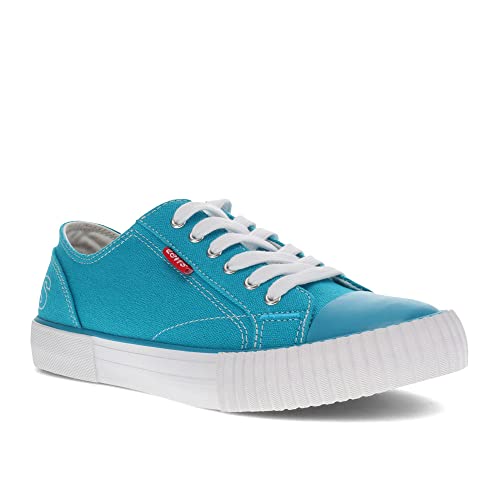 Levi's Women's Casual Sneaker, Aqua, 7.5
