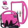 Funda para Revvl Tab 2 2025, funda de EVA para niños con soporte de asa de correa, para Tmobile Revvl Tab 2 de 10.1 pulgadas, rosa