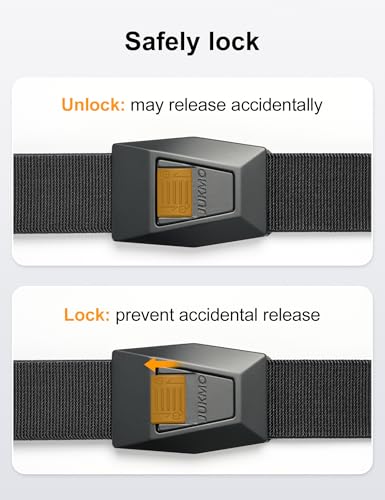 JUKMO Men's Tactical Belt Quick Release Nylon Web for Military Golf Hiking Rigger Heavy Utility Duty Work in Gift Box2