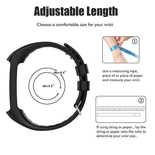 Correa de silicona para reloj Dan&Dre compatible POLAR miniatura 2