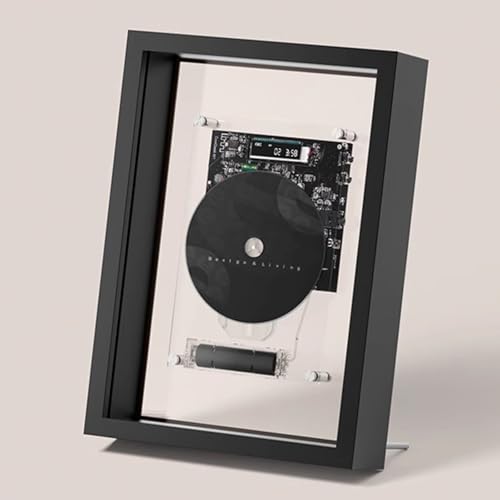 Tragbarer CD-Player mit Bluetooth, AUX-Ausgang, Fernbedienung, LCD-Display, wiederaufladbar für Heimmusikliebhaber