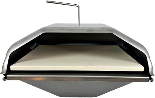 Pellethead Accesorio para horno de pizza de leña para la mayoría de parrillas de pellets de tamaño completo, compatible con GMG, Traeger, Pit Boss,