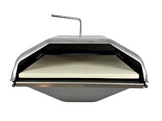 Pellethead Wood Fired Pizza Oven Attachment for Most Full Sized Pellet Grills, compatible with GMG, Traeger, Pit Boss, Camp Chef and More - Amazon product rated Grade A