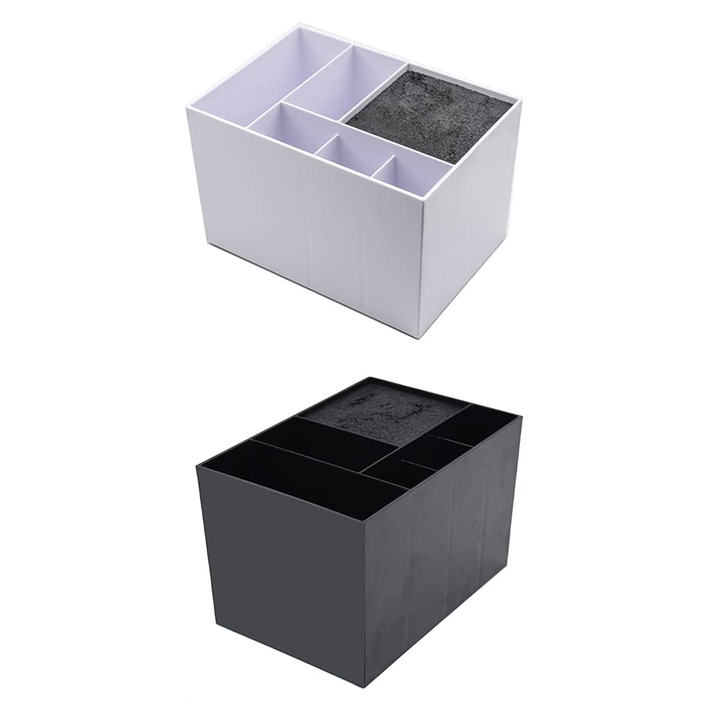 Organizer da tavolo per capelli resistente, scatola, White