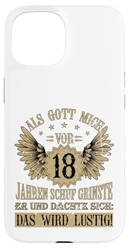 �ʔ���18�΂̒a�����uAls Gott mich vor 18 Jahren schuf�v�f�U�C���B �X�}�z�P�[�X iPhone 15 �p