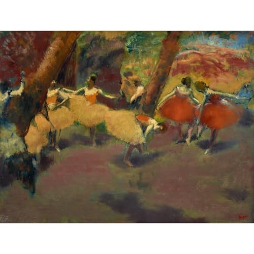 Toile roulée Degas Avant la performance pour sublimer un salon vide