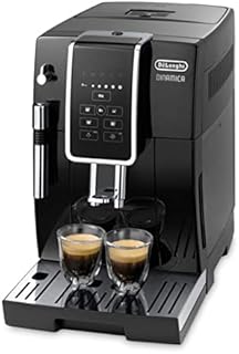 De'Longhi Ecam 350.15.B Dinamica Automatyczny Ekspres do Kawy, Tworzywo Sztuczne/Metal, 1450 W, 1,7 Litra, Czarno-Srebrny