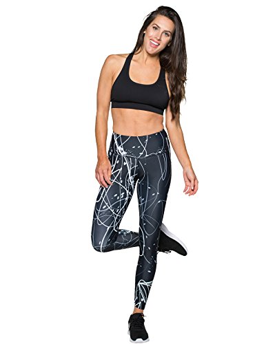 Delfin Spa Women's Luxe Mineral Infused Energizing Leggings - Swash, X-Large