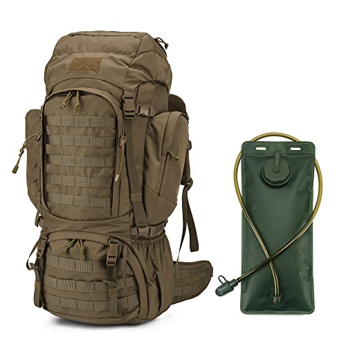Mardingtop 60LMolle Hiking Internal Frame Backpacks with Rain Cover for Camping,Backpacking,Travelling Hydration Bladder, M6226 ZSSD01 kaqi