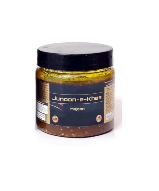 SUKHYAM AYURVEDA Junoon E Khaas For Men Strength & Stamina Supplement Majoon Gummy (20 G)