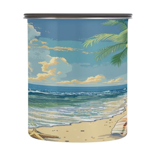 Bote Hermético de Acero Inoxidable para Café 30oz