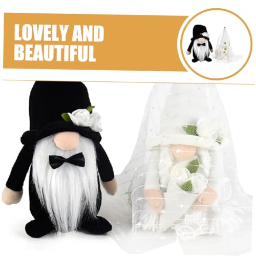 Gnomes en peluche en coton PP ornement de qualite pour table de mariage