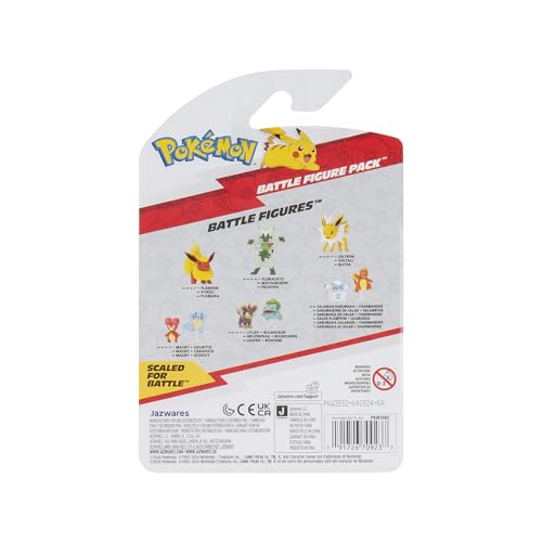 Pokemon Battle Figure Pack - Galarian Darumaka & Charmander, Galar-flampion & Glumanda, 2 pulgadas y 3 pulgadas - Image 4