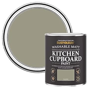 Rust-Oleum Green Kitchen Cupboard Paint in Matt Finish - Grounded, 0.75 Liters (SHDRCT845)