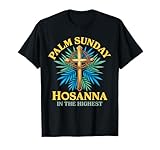 Palm Leaf Holy Week Palm Sunday Hosanna in The Highest 2026 T-Shirt