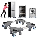 NIUXX Base Lavatrice Asciugatrici Design a Doppio Tubo con 8 Piedi &4 Ruote