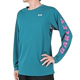 [オークリー] Casual SLANT LOGO PRINT L/S TEE 8.0 AD BLUE L(日本サイズXL)