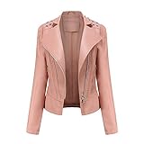 [Matériel sélectionné] Cette blouson moto femme en cuir est composée de tissus en cuir artificiels sélectionnés. blousons femme Il a la texture du cuir et la sensation est délicate et douce. Le haut du corps est élégant pour améliorer toute votre aura!