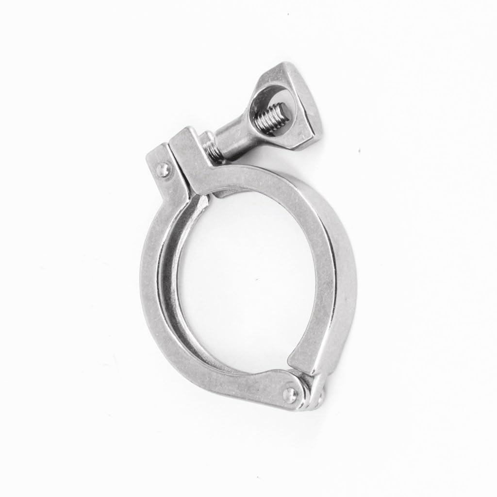 Refixamo One Color Pipe Clamps, Tri Clamp 2 Inch Sus 304 Stainless Steel Weld Ferrule 64Mm Od