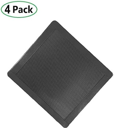 120mm Magnetic Frame Black PC Cooler Fan Dust Filter Dustproof Case Cover Computer Mesh Set of 4