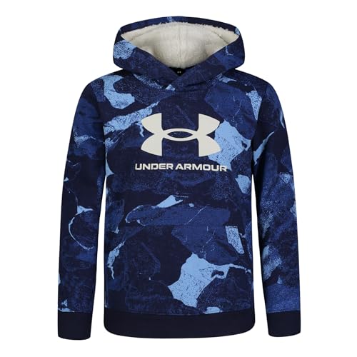 Image of Under Armour Boys' Pullover Hoodie Sweatshirt, Soft & Comfortable Fleece, Outdoor Collection