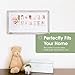 Pearhead My First Year Picture Frame, Baby's First Twelve Months Photo Collage and Gender Neutral Keepsake, Ideal for Baby Shower, New Mom Gift and Nursery Decor, Distressed Wood