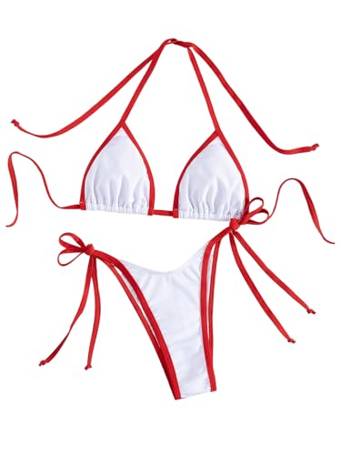 Maillot de bain triangle halter pour les journées piscine et bronzage plage