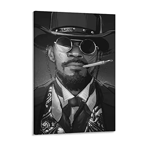 Sxurmtiie Canvas Wall Art 30 * 50cm No Frame DJANGO Posters and Wall Art Prints Modern Home Decor for Family Bedroom Cover