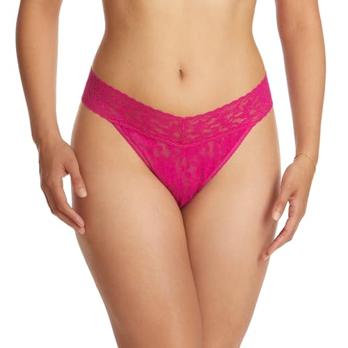 Image of hanky panky - Signature Lace Original Rise Thongs: Essentials Edition | One Size 4-14 | Lace Lingerie Underwear | 3 or 5 Pack