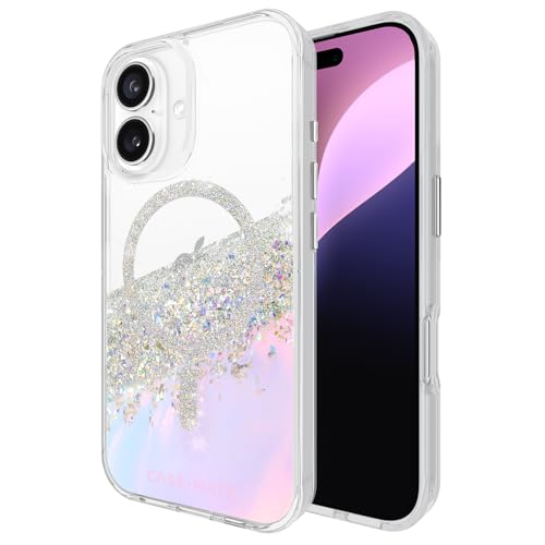 Coque iPhone 16 premium magnétique à l'effet holographique