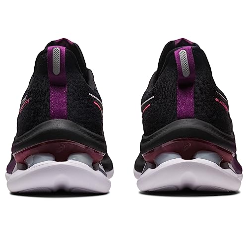 ASICS Women's Gel-Kinsei MAX Running Shoes, 8, Black/Lilac HINT