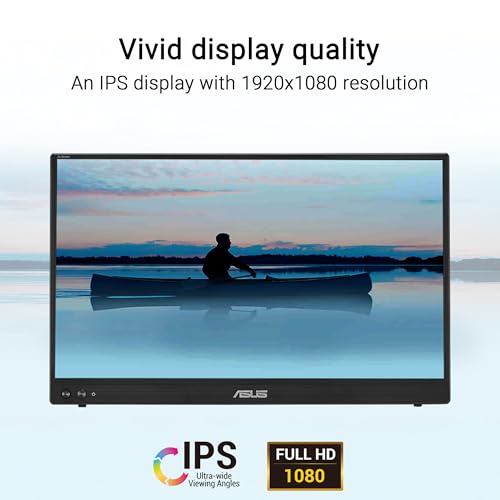 Image of ASUS ZenScreen MB16AHVE 15.6 Inch 1080p Portable Monitor
