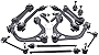 14pc Front Suspension Kit Control Arms Replacement for 2011-2017 Dodge Challenger Charger Chrysler 300 RWD with Upper and Lower Forward Rearward Control Arms and Ball Joints Sway Bars Tie Rods
