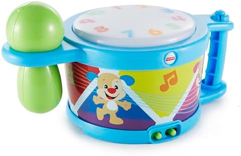 Fisher-Price Aprender e Brincar Brinquedo para Bebês Tambor para ...