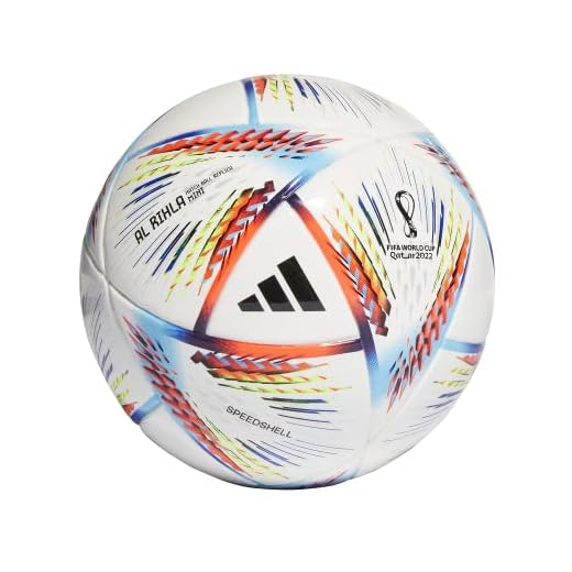 adidas unisex-adult FIFA World Cup Qatar 2022 Al Rihla Mini Soccer Ball, White/Pantone, 1