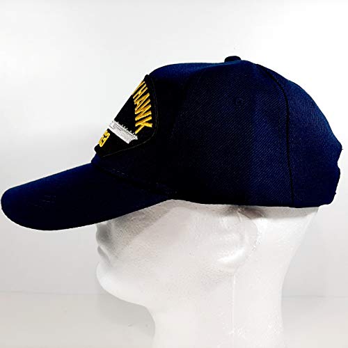 Gorra USS Kitty Hawk CV-63 azul marino bordada miniatura 2
