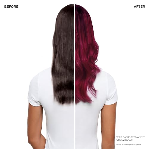 Image of COLORCHARM VIVID DARKS Permanent Cream Color | For Naturally Dark Bases | Vibrant Hair Color | Lifts 3-4 Levels, No Bleach Needed | Nourishing Lipids & Vegan Formula | 2 Fl Oz