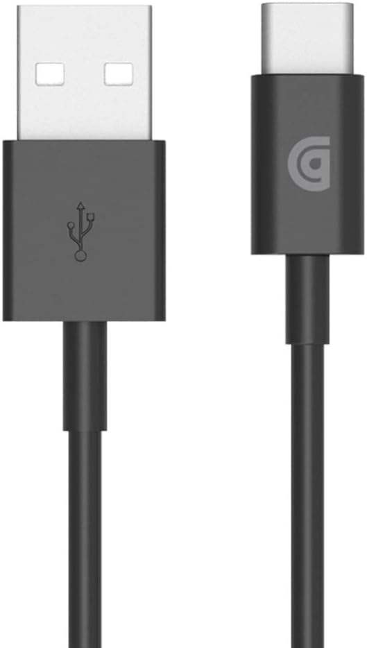 Griffin 3M Charge/Sync Data Cable with Type USB C Connector (10ft) - Black GP-022-BLK