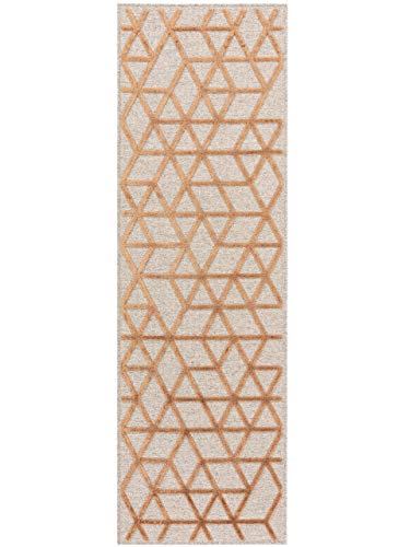 benuta Läufer North Kupfer 67x210 cm