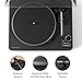 Crosley KT300B Fully Automatic Belt-Drive Bluetooth Turntable Record Player with S200A Stereo Speakers, Black