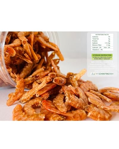 Image of Vypin Dry Fish Premium Large Dried Prawns, Machine Processed, Ready to Cook, 150g