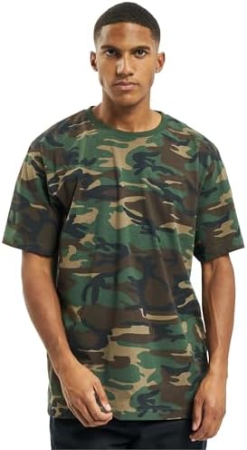 Brandit T-Shirt Camo | Aus reiner Baumwolle in Camomuster. Mit Rundhalsausschnitt und kurzem Arm.