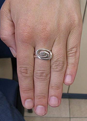 Bague argent 925 Spirale solide Empress idée cadeau anniversaire