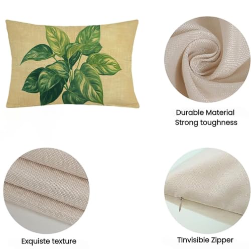 Housse de coussin extérieur 50x70 imperméable beige pour aménager votre canapé - 7