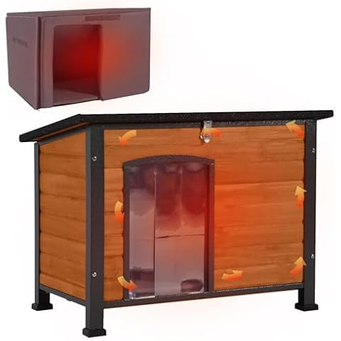 Aivituvin Insulated Waterproof Dog House Cover