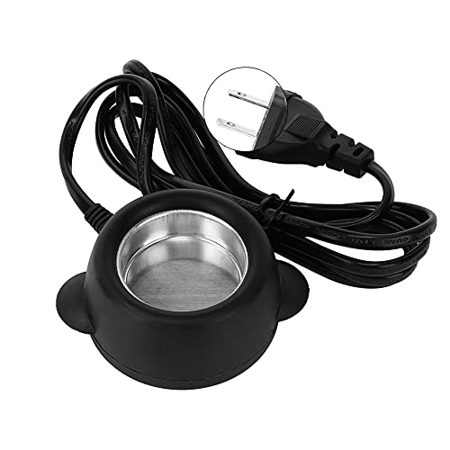 Luatoxry Hot Glue Pot 150 Degree Constant Temperature Hot Pot 110-220V Glue Melting Stove with 1.6in Inner Diameter ABS Hair Extension Pots for Home 2.4x2.4x0.6in