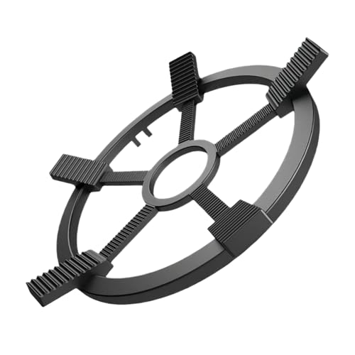 Soporte para estufa de gas con garras antideslizantes, estructura reductora de hierro fundido para quemador de gas, cafetera espresso, olla de leche, soporte estable de llama, resistente al calor